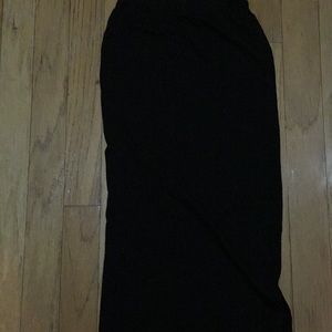 Only Brand women’s long black cotton skirt